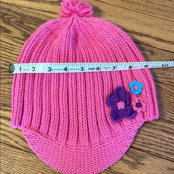 Hanna Andersson pink Winter hat w/brim size L - Picture 7 of 7